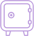 Safe and secure icon